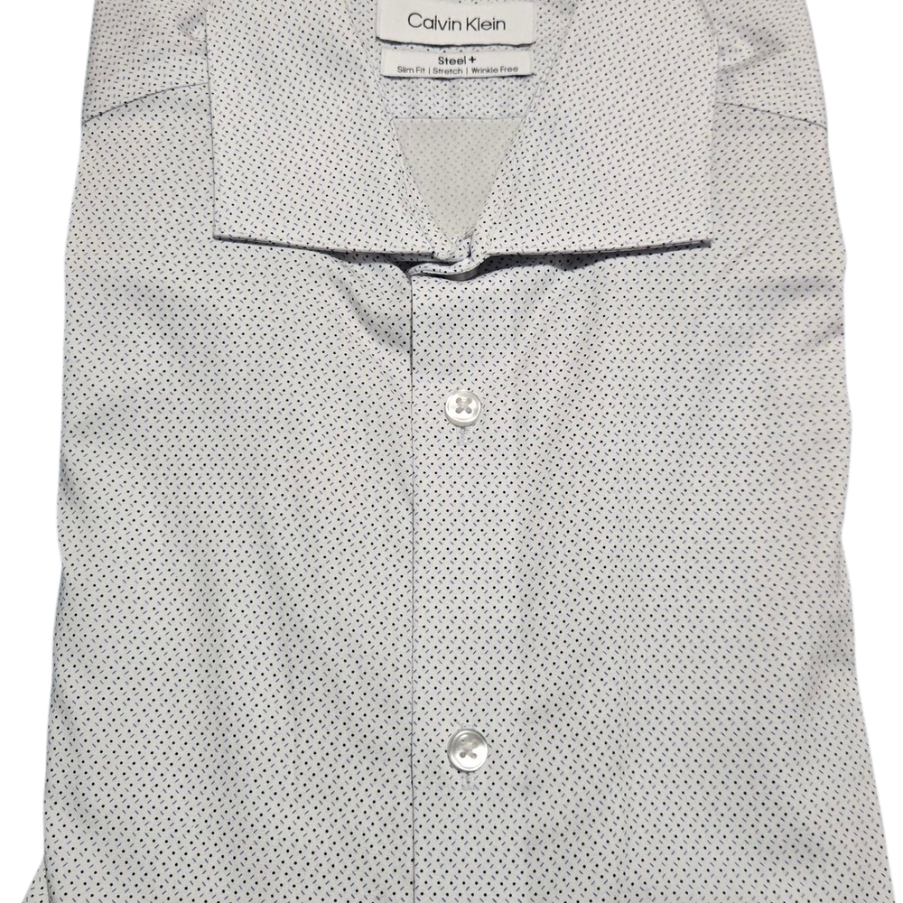 Calvin Klein Men's Patterned Dress Shirt